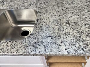 S F Real Granite Kitchen Countertop Detail