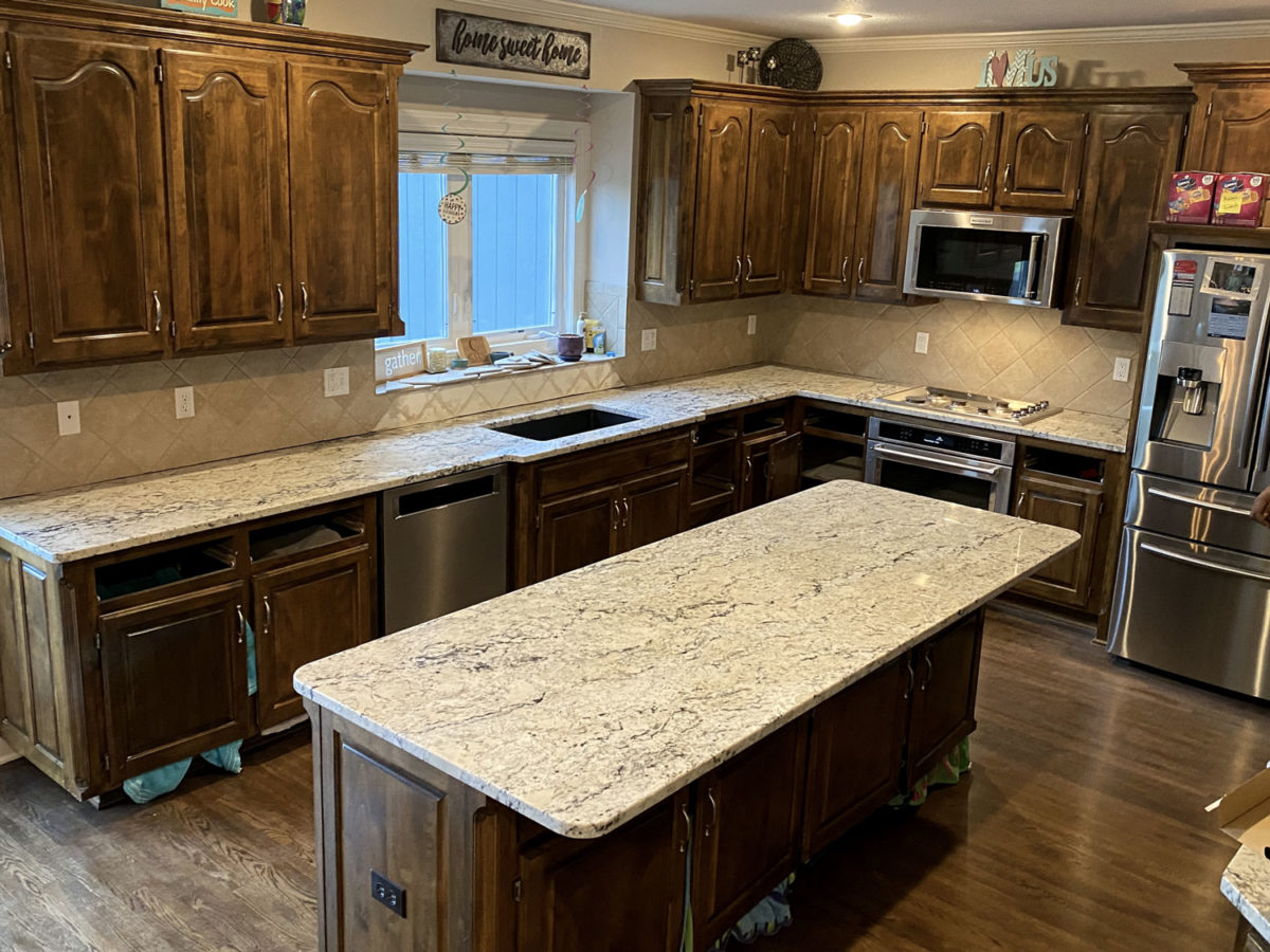 Kansas City Marble + Granite + Quartz Countertop Installation