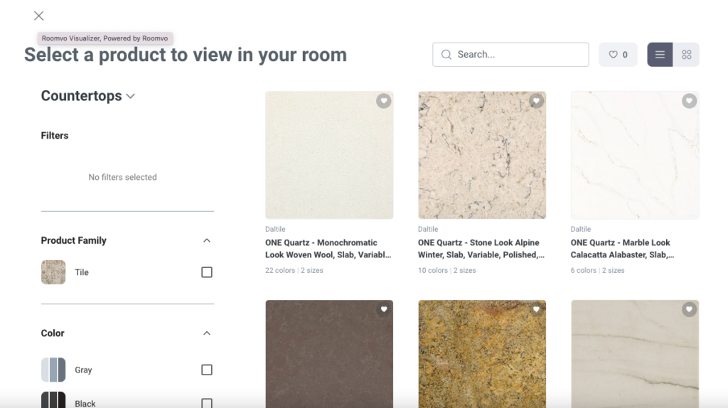 Roomvo – New Kitchen Countertop Visualizer